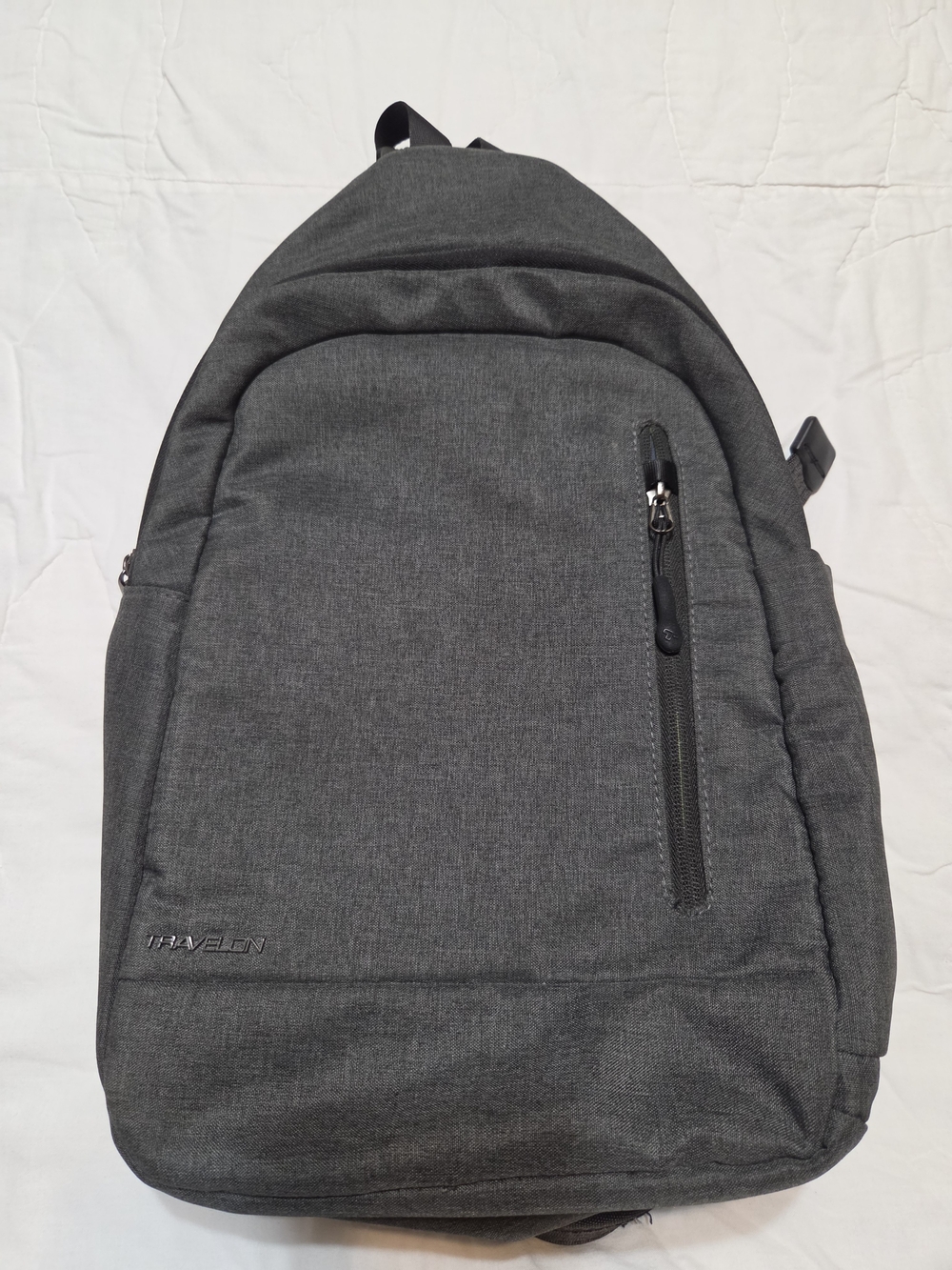 Travelon Anti-Theft Urban Sling Bag Backpack - Charcoal / Gray Heather